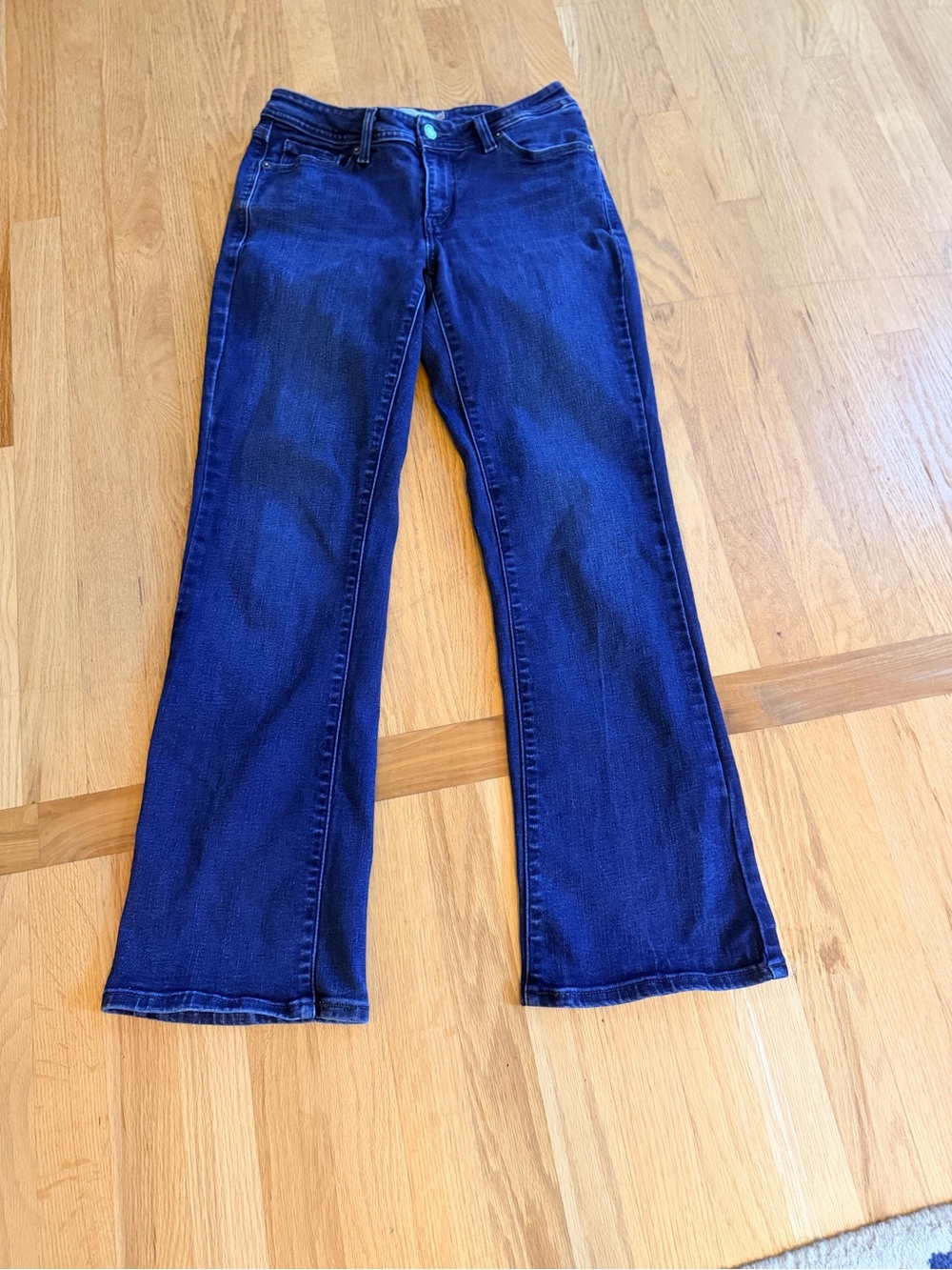 Ladies Size 10 "Levi's" Curvy Bootcut Dark Indigo 529 Jeans GUC